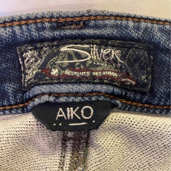 Silver Jeans  Co. Aiko High Rise Skinny Joga. Jean Medium Wash Ladies W28/L31 - Picture 3 of 12
